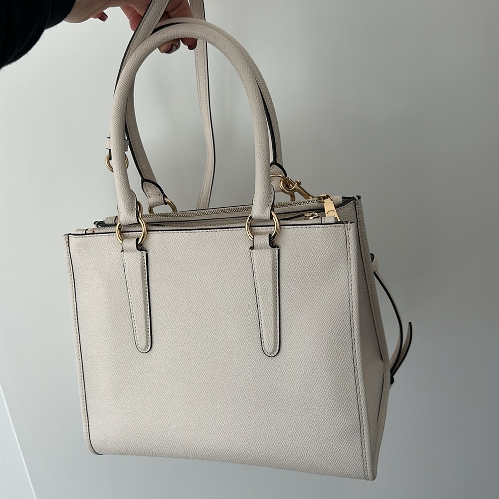 Coach Ivory Leather Handbag - Picture 4 of 16